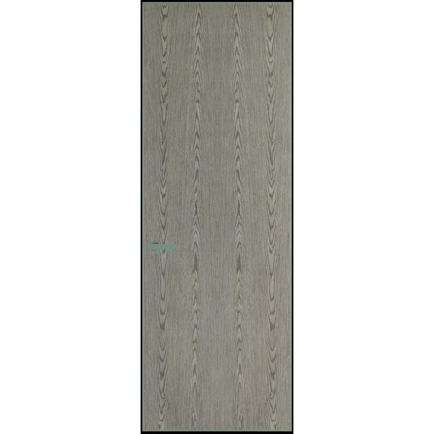 11VA натуральный шпон (Натуральный шпон BIANCHE NOTTI 08С, Профиль Зеленый воск, Заказная)