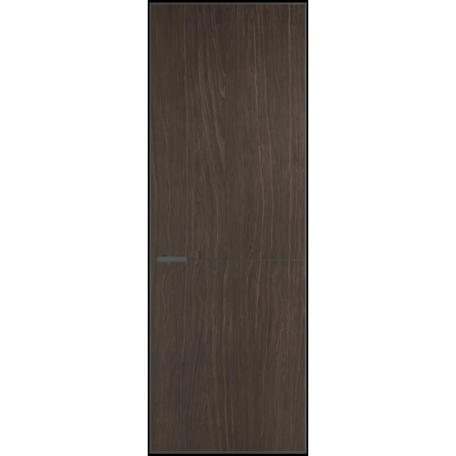 16VA натуральный шпон (Натуральный шпон ESPRESSO 1386M, Профиль Серая ночь, Заказная)