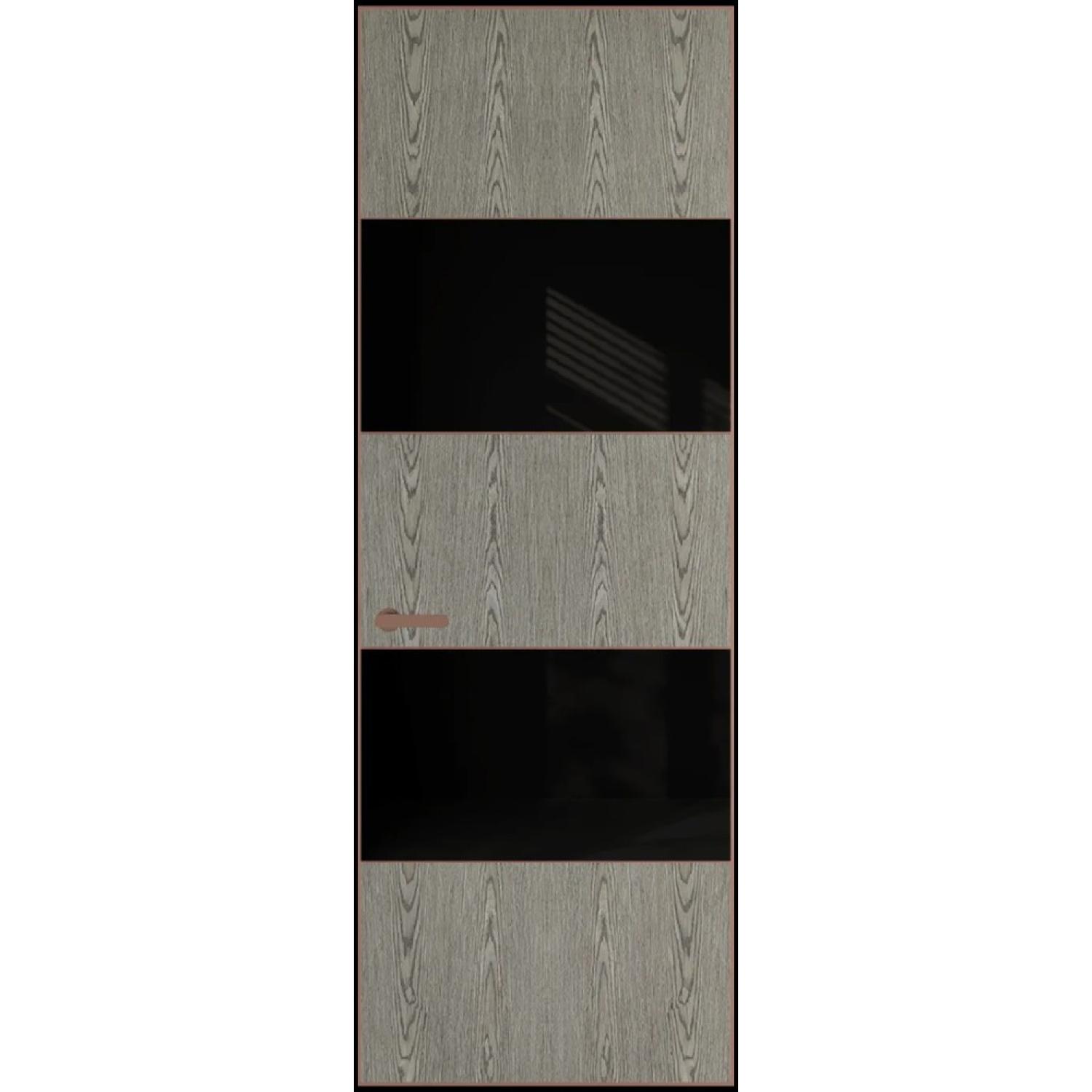 22VA натуральный шпон (Натуральный шпон BIANCHE NOTTI 08С, Профиль Медь, Заказная)