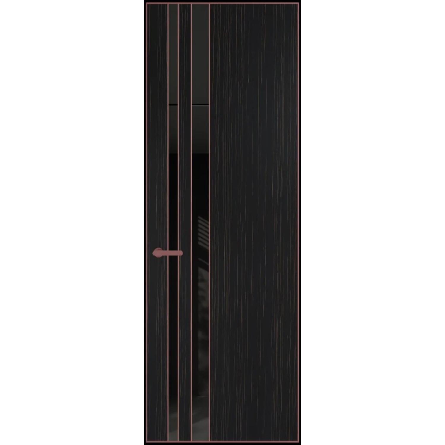 20VA натуральный шпон (Натуральный шпон ESPRESSO 1042S (в), Профиль Красный антрацит, Заказная)