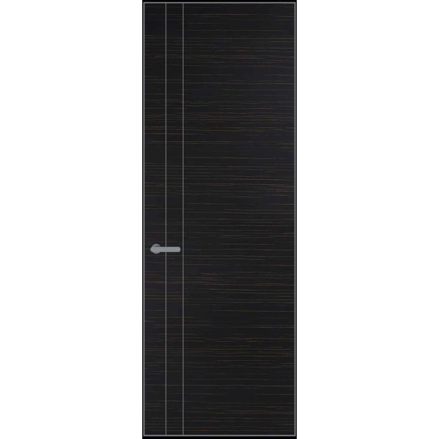 12VA натуральный шпон (Натуральный шпон ESPRESSO 1042S (г), Профиль Серебро, Заказная)