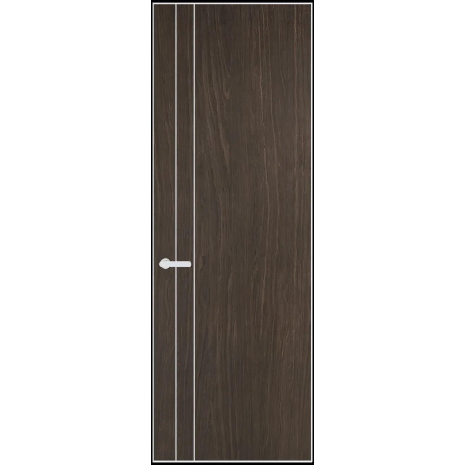 12VA натуральный шпон (Натуральный шпон ESPRESSO 1386M, Профиль Вайт, Заказная)