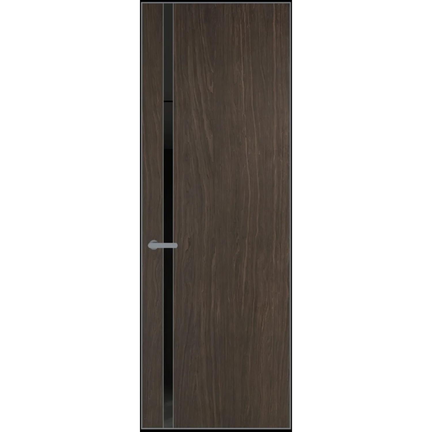 21VA натуральный шпон (Натуральный шпон ESPRESSO 1386M, Профиль Серебро, Заказная)