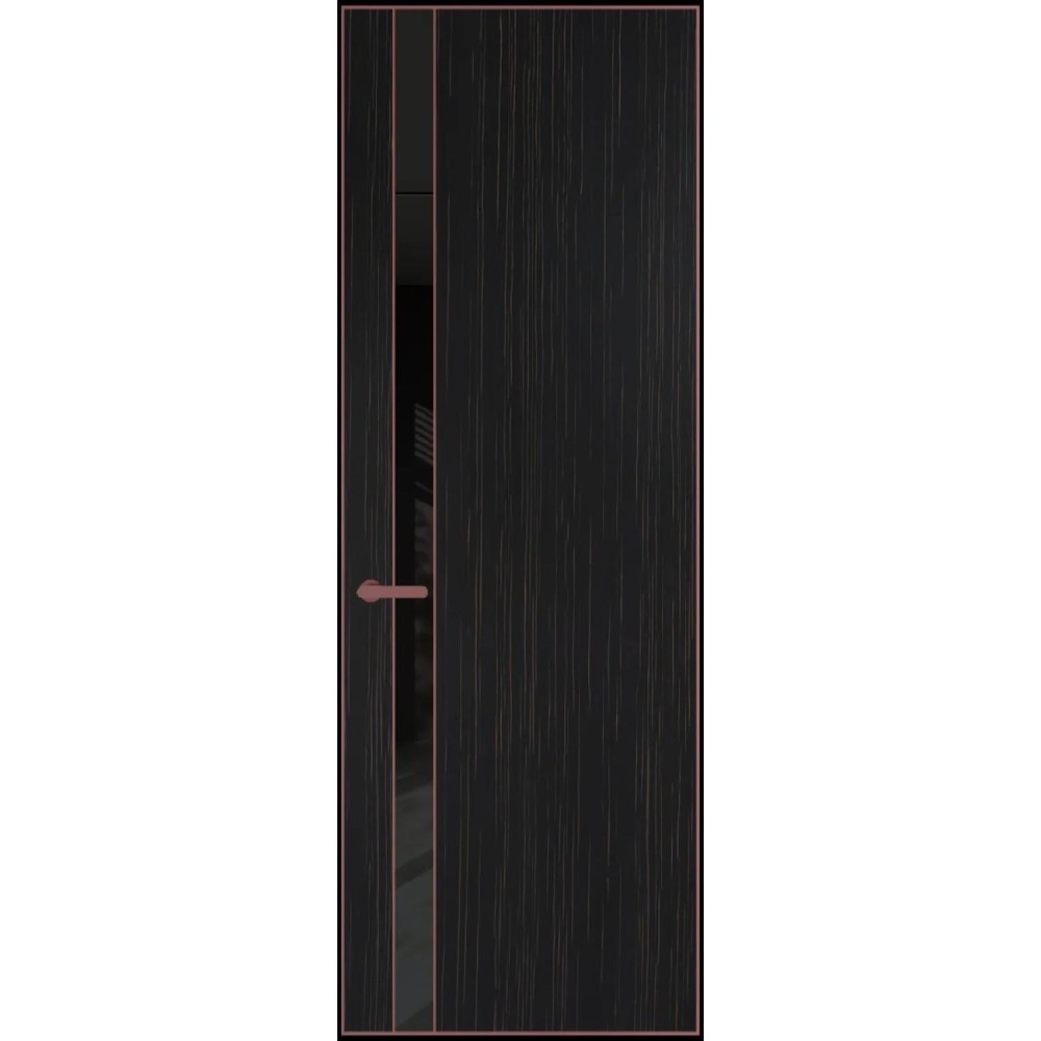18VA натуральный шпон (Натуральный шпон ESPRESSO 1042S (в), Профиль Красный антрацит, Заказная)