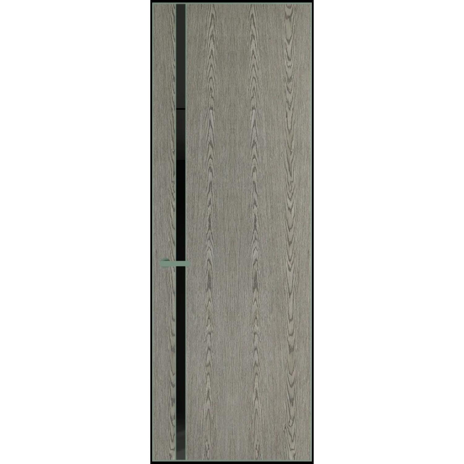 21VA натуральный шпон (Натуральный шпон BIANCHE NOTTI 08С, Профиль Зеленый воск, Заказная)