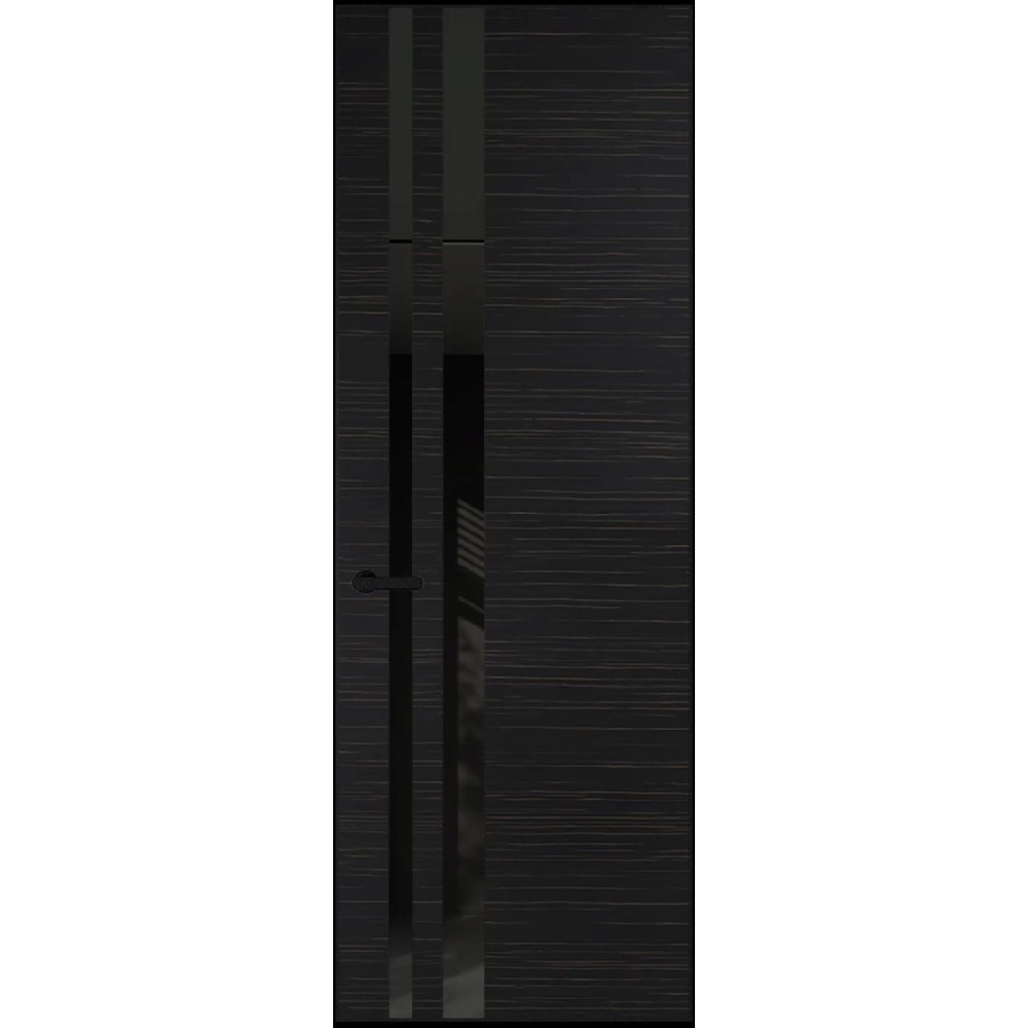 20VA натуральный шпон (Натуральный шпон ESPRESSO 1042S (г), Профиль Черный Муар, Заказная)