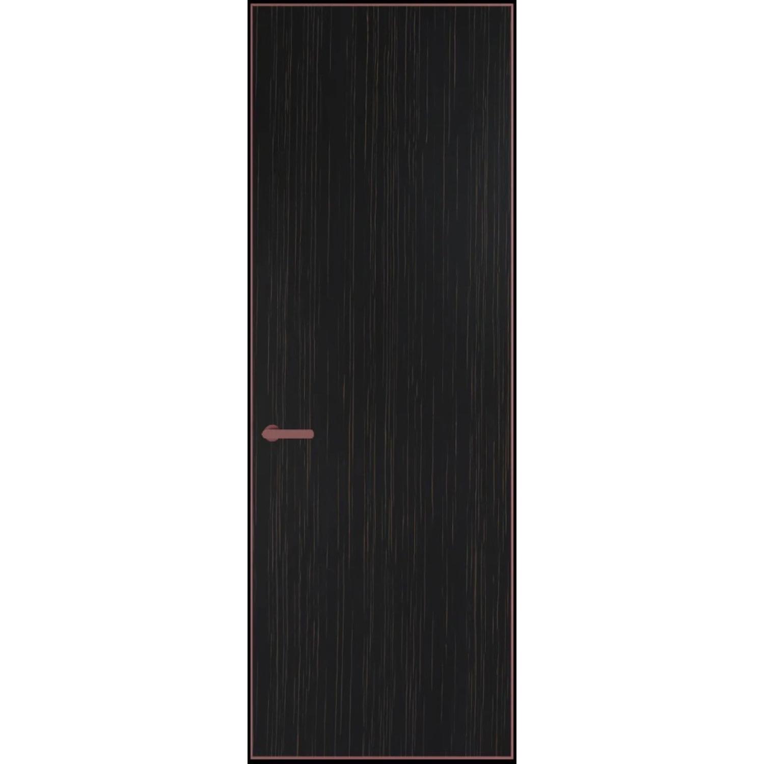 1VA натуральный шпон (Натуральный шпон ESPRESSO 1042S (в), Профиль Красный антрацит, Заказная)