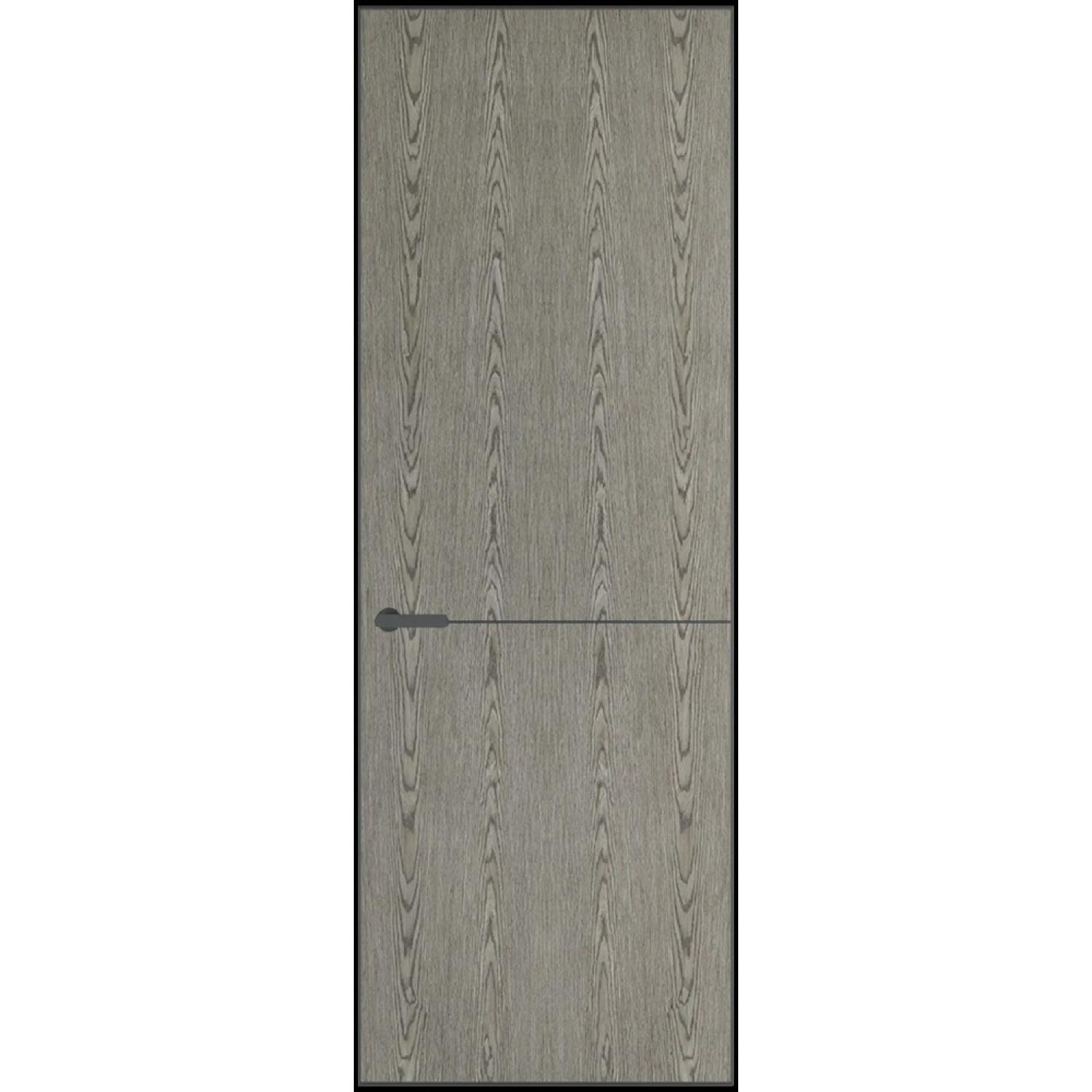 16VA натуральный шпон (Натуральный шпон BIANCHE NOTTI 08С, Профиль Серая ночь, Заказная)