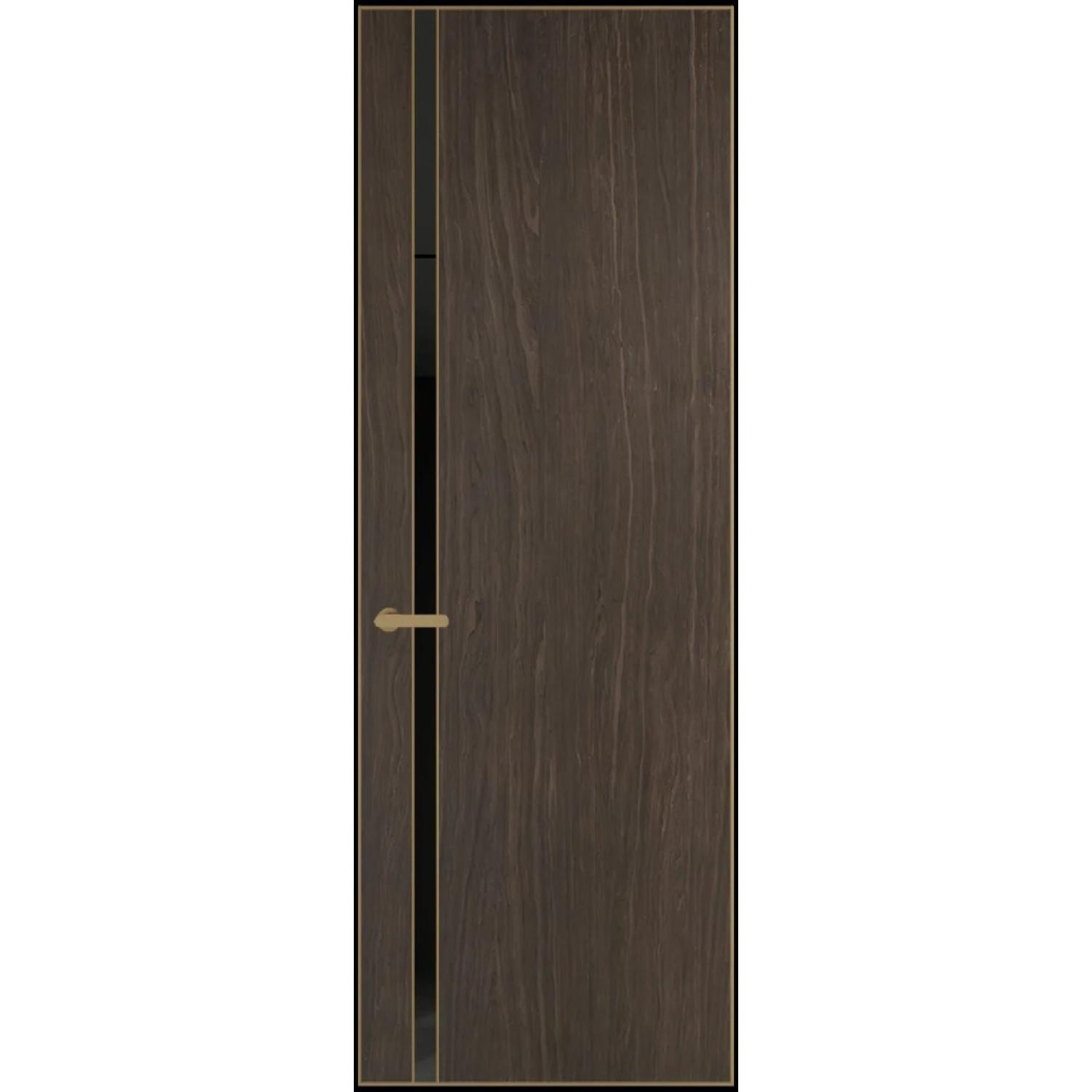 21VA натуральный шпон (Натуральный шпон ESPRESSO 1386M, Профиль Золото, Заказная)