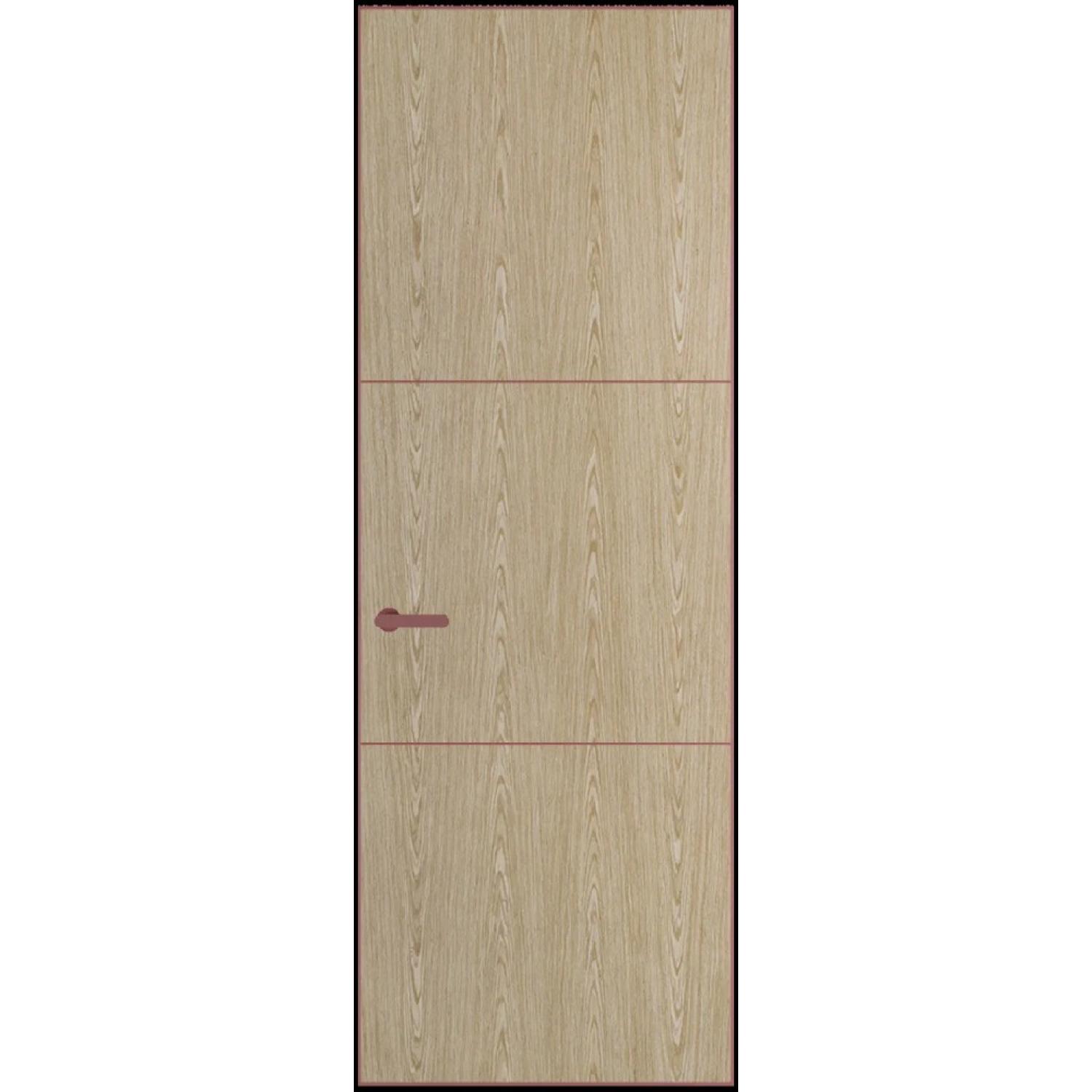 13VA натуральный шпон (Натуральный шпон DUNA 500C, Профиль Красный антрацит, Заказная)