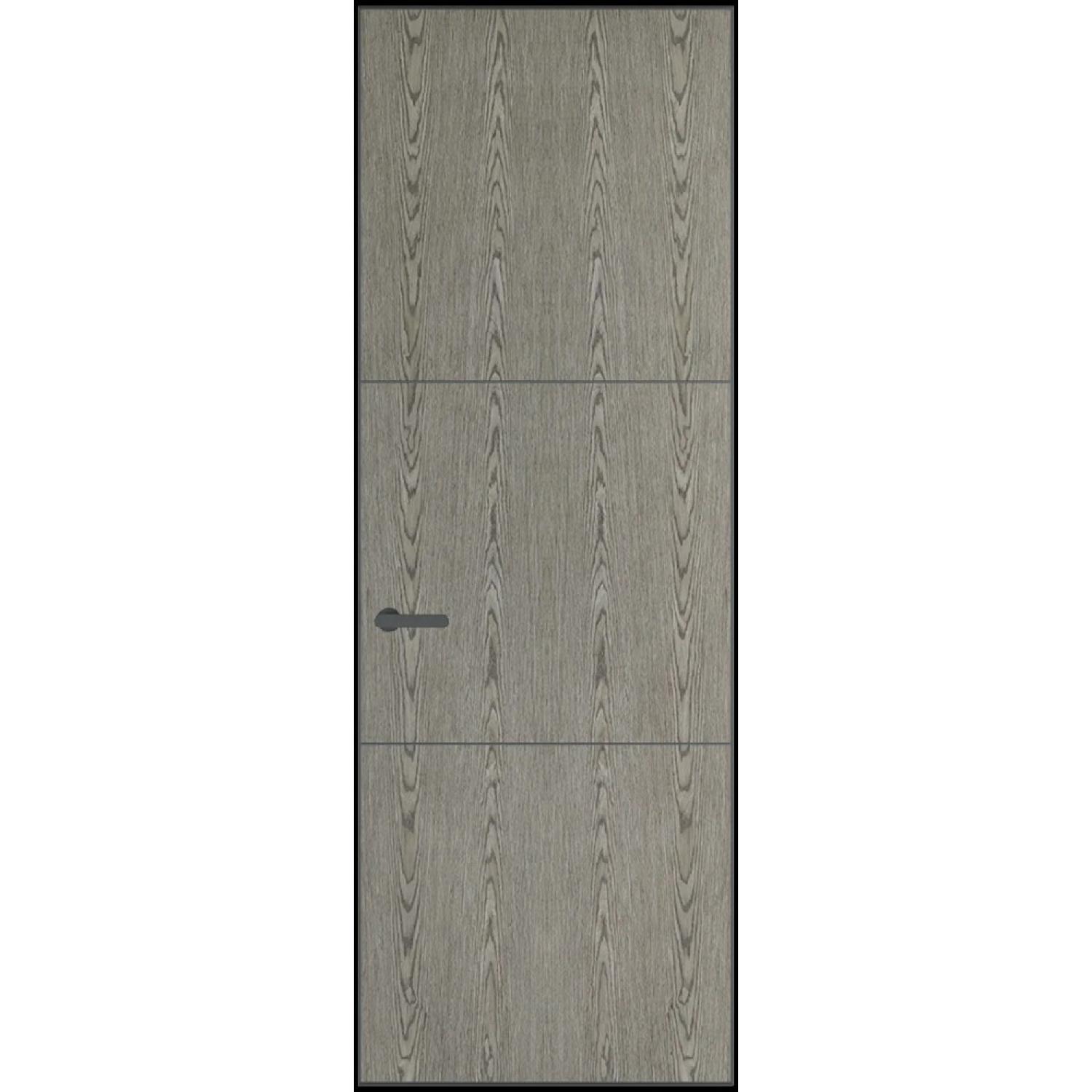 13VA натуральный шпон (Натуральный шпон BIANCHE NOTTI 08С, Профиль Серая ночь, Заказная)