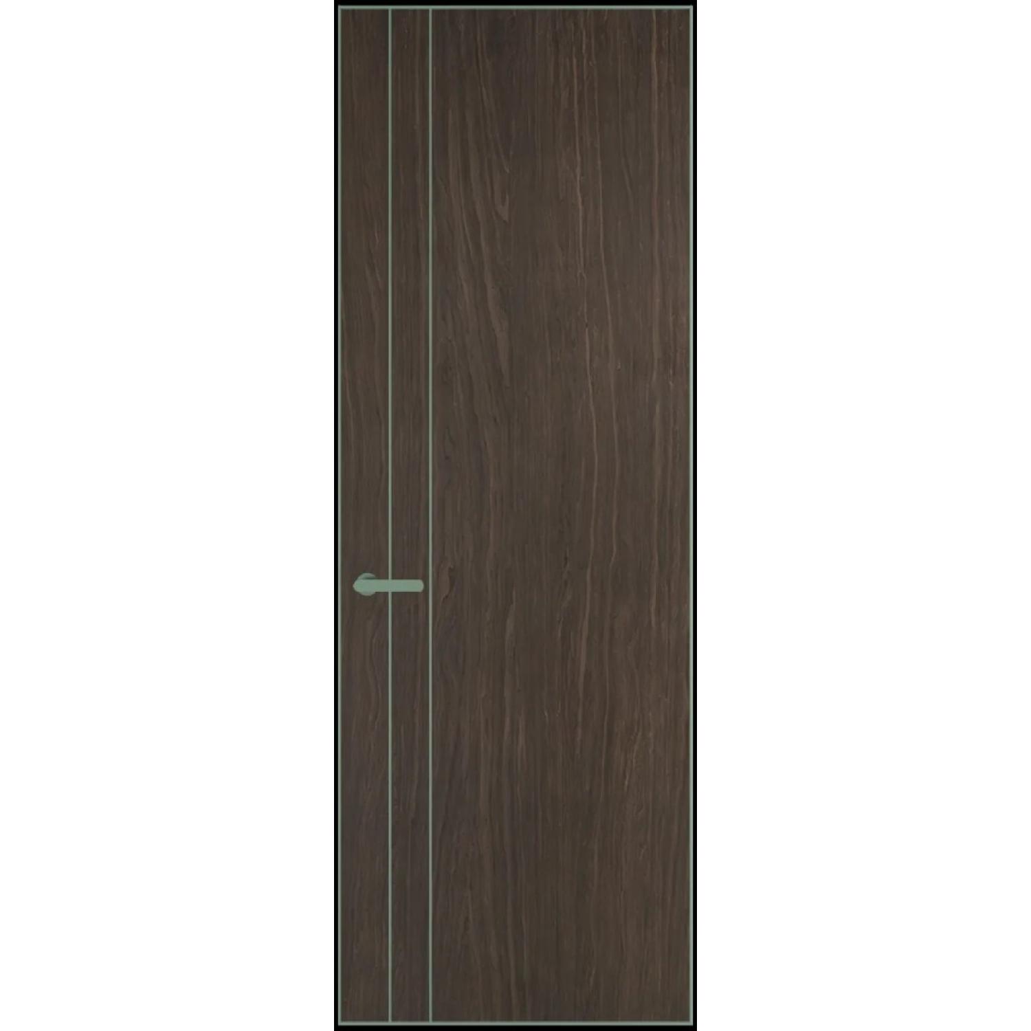 12VA натуральный шпон (Натуральный шпон ESPRESSO 1386M, Профиль Зеленый воск, Заказная)