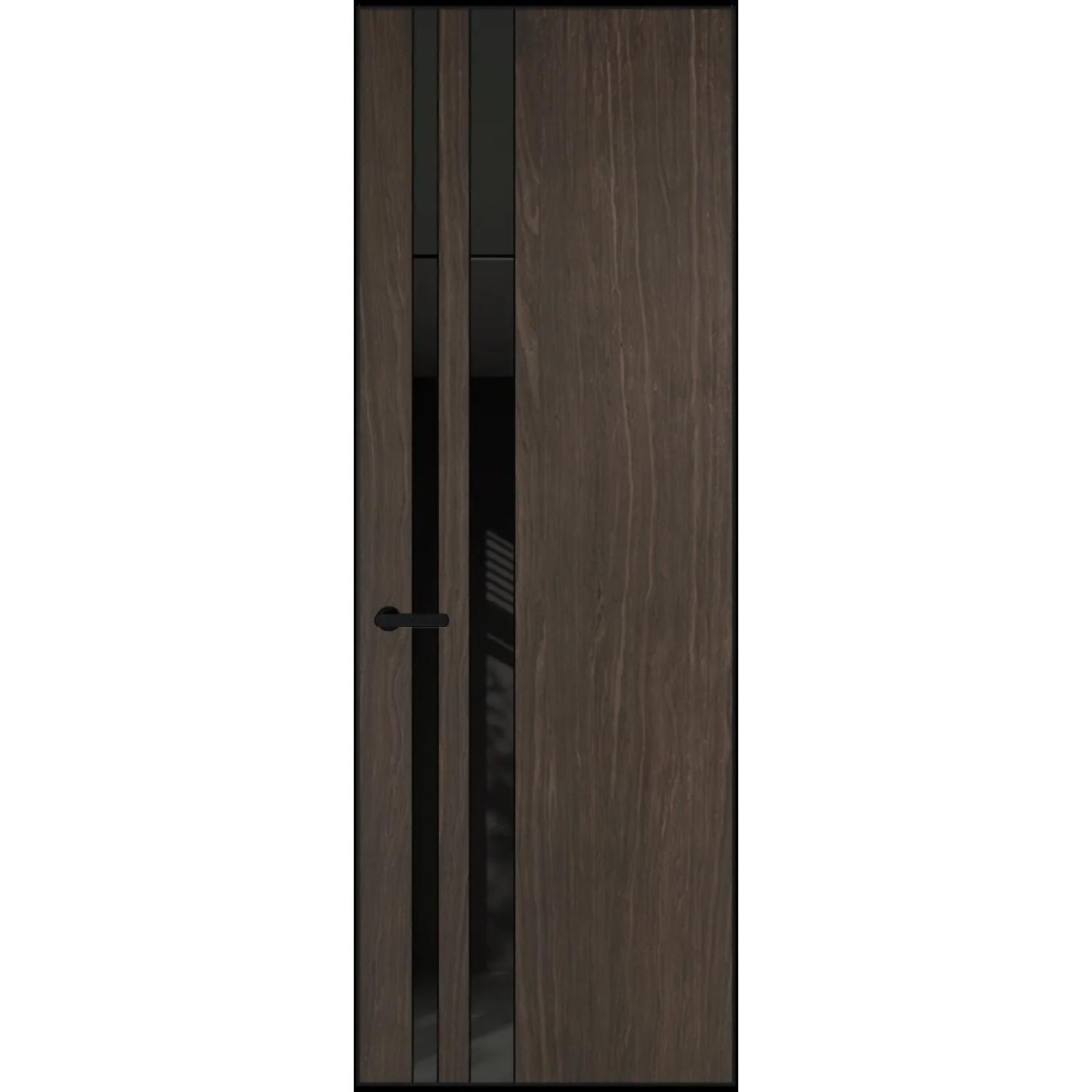 20VA натуральный шпон (Натуральный шпон ESPRESSO 1386M, Профиль Черный, Заказная)