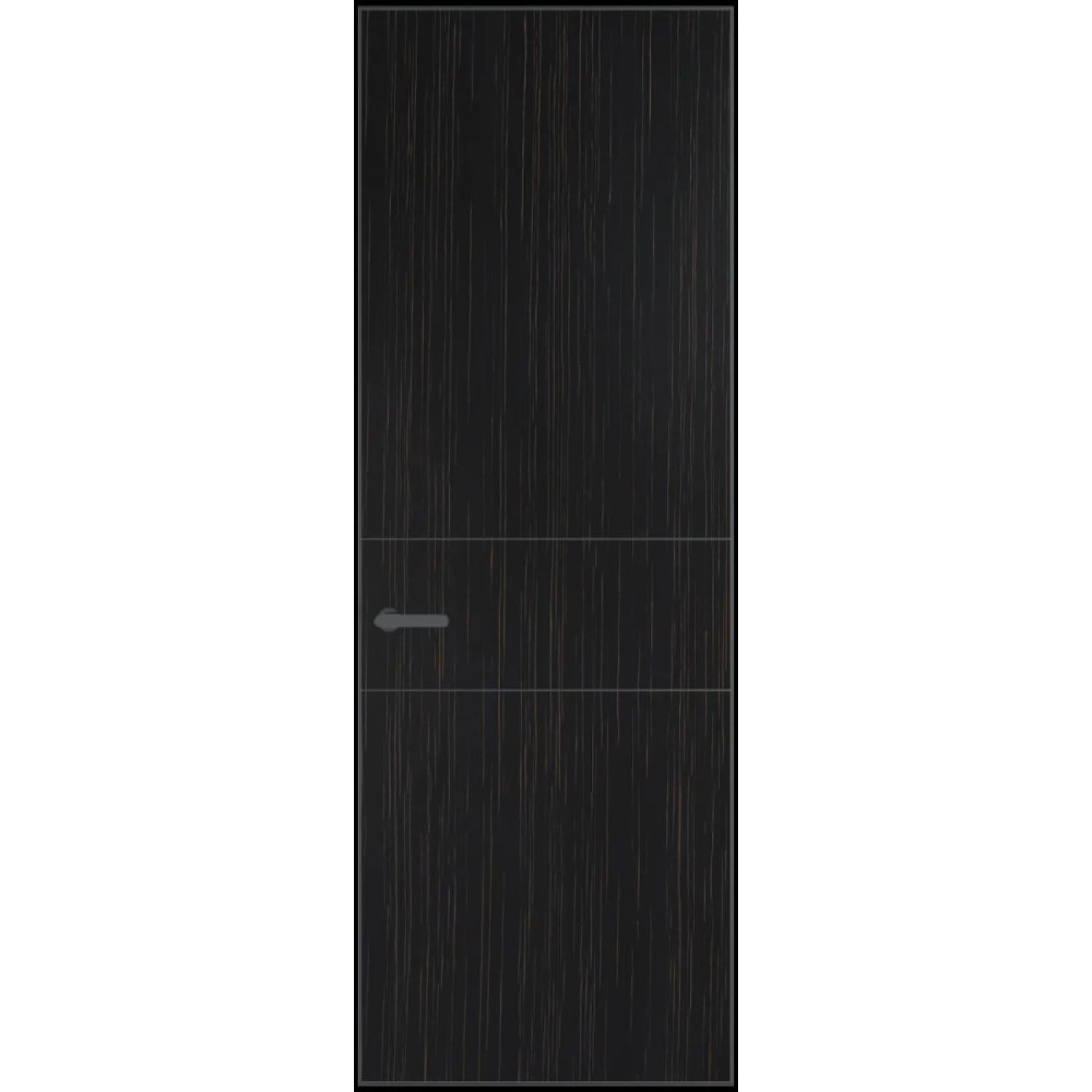 14VA натуральный шпон (Натуральный шпон ESPRESSO 1042S (в), Профиль Серая ночь, Заказная)