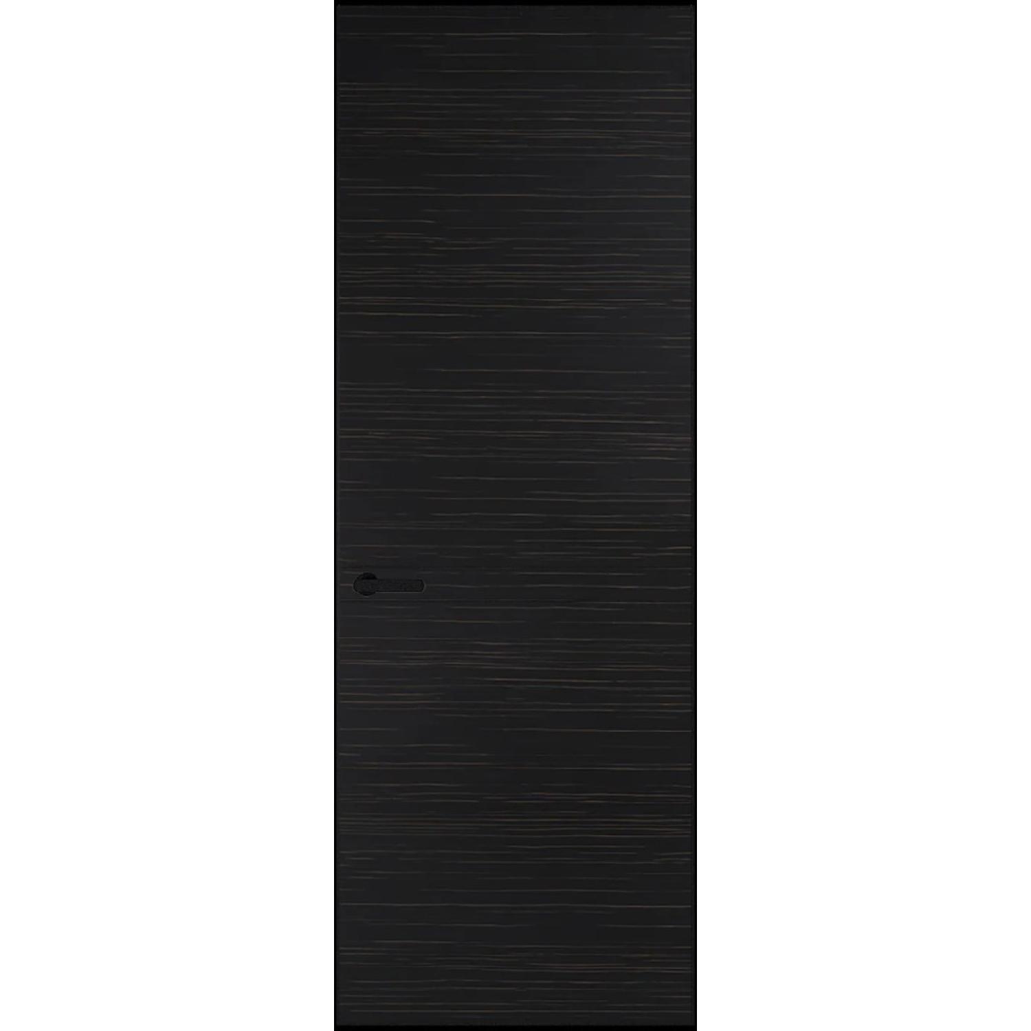 11VA натуральный шпон (Натуральный шпон ESPRESSO 1042S (г), Профиль Черный Муар, Заказная)