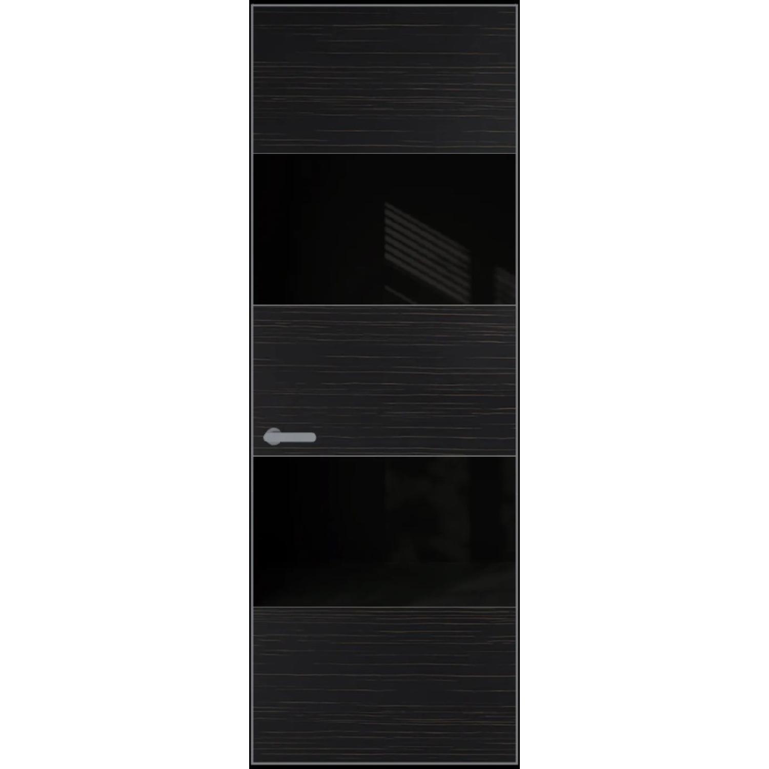 22VA натуральный шпон (Натуральный шпон ESPRESSO 1042S (г), Профиль Серебро, Заказная)