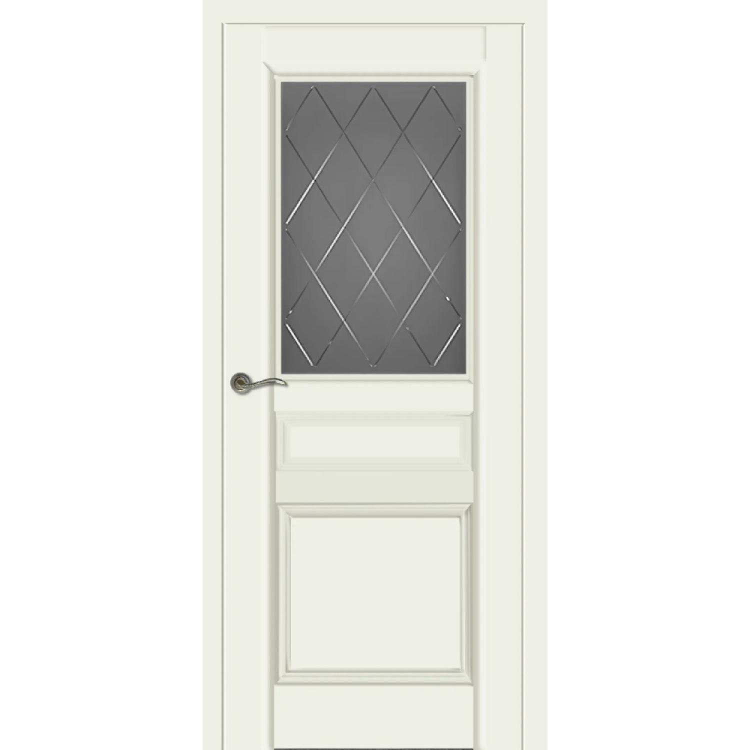 Валенсия м. ДО (2000*700, Белый (65), Графит с фрезеровкой, Заказная)