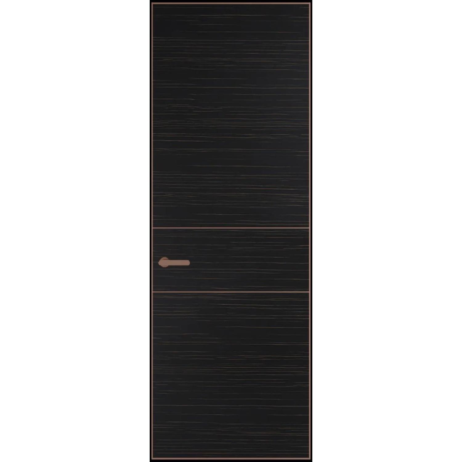 14VA натуральный шпон (Натуральный шпон ESPRESSO 1042S (г), Профиль Медь, Заказная)