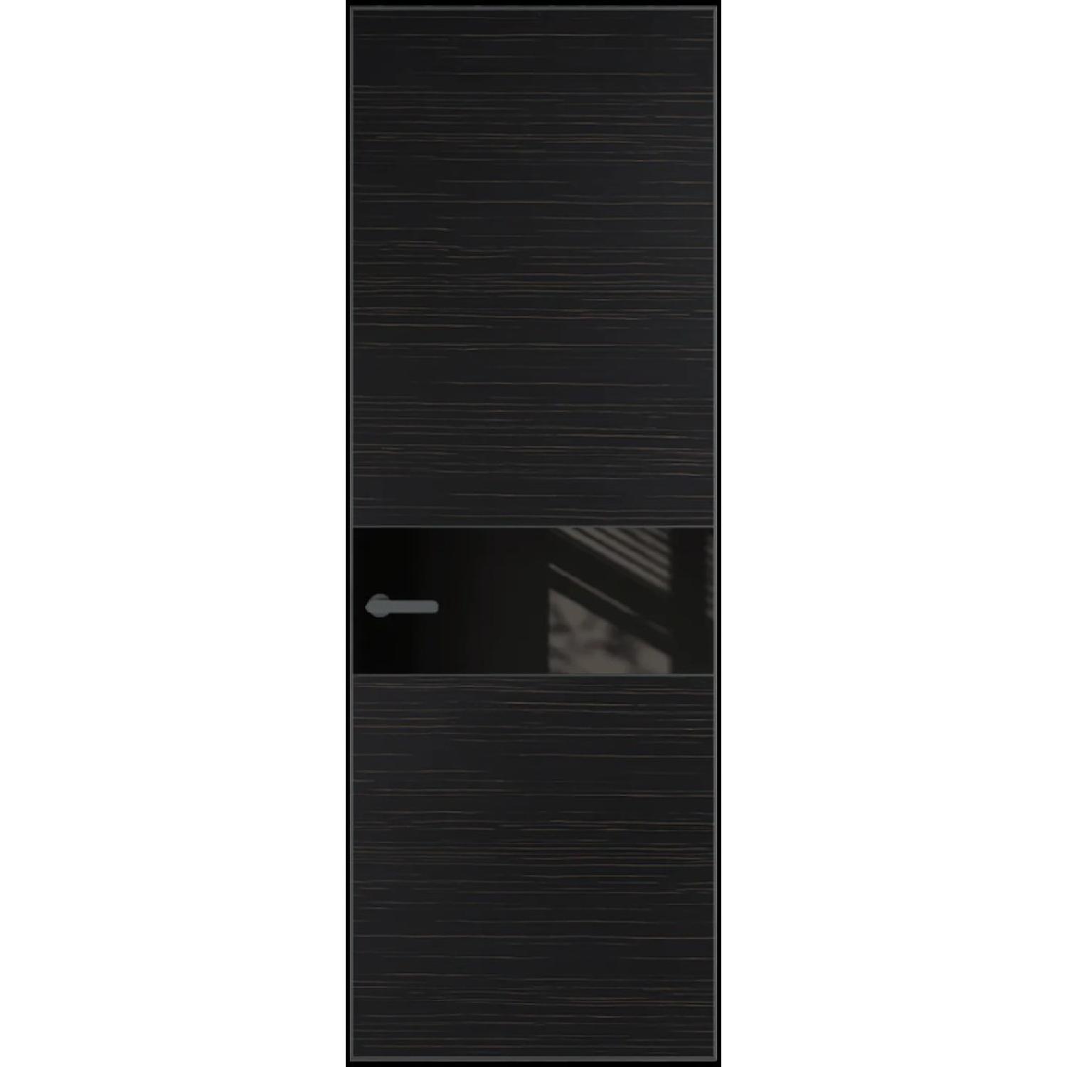 17VA натуральный шпон (Натуральный шпон ESPRESSO 1042S (г), Профиль Серая ночь, Заказная)