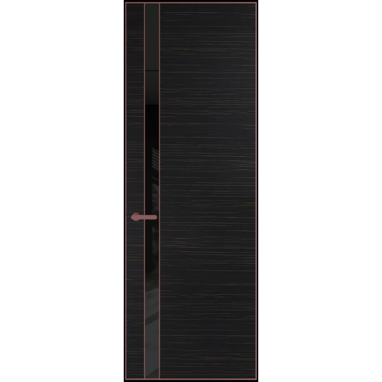 18VA натуральный шпон (Натуральный шпон ESPRESSO 1042S (г), Профиль Красный антрацит, Заказная)
