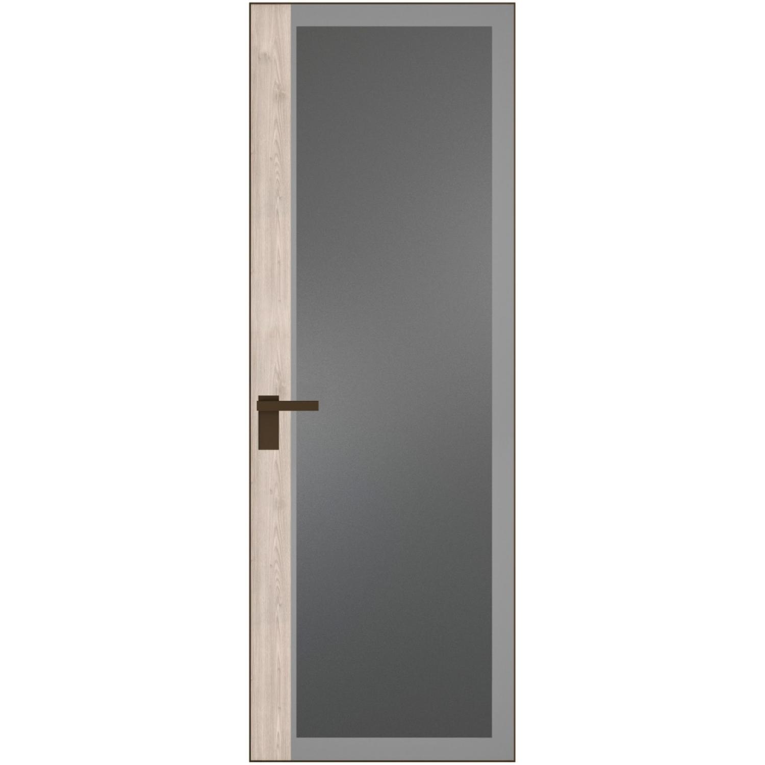 6 AGK (Мателюкс графит, серый прокрас, Профиль Деорэ, Заказная)