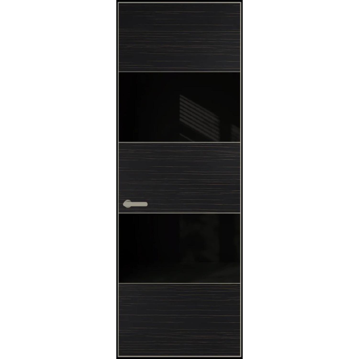 22VA натуральный шпон (Натуральный шпон ESPRESSO 1042S (г), Профиль Никель матовый, Заказная)