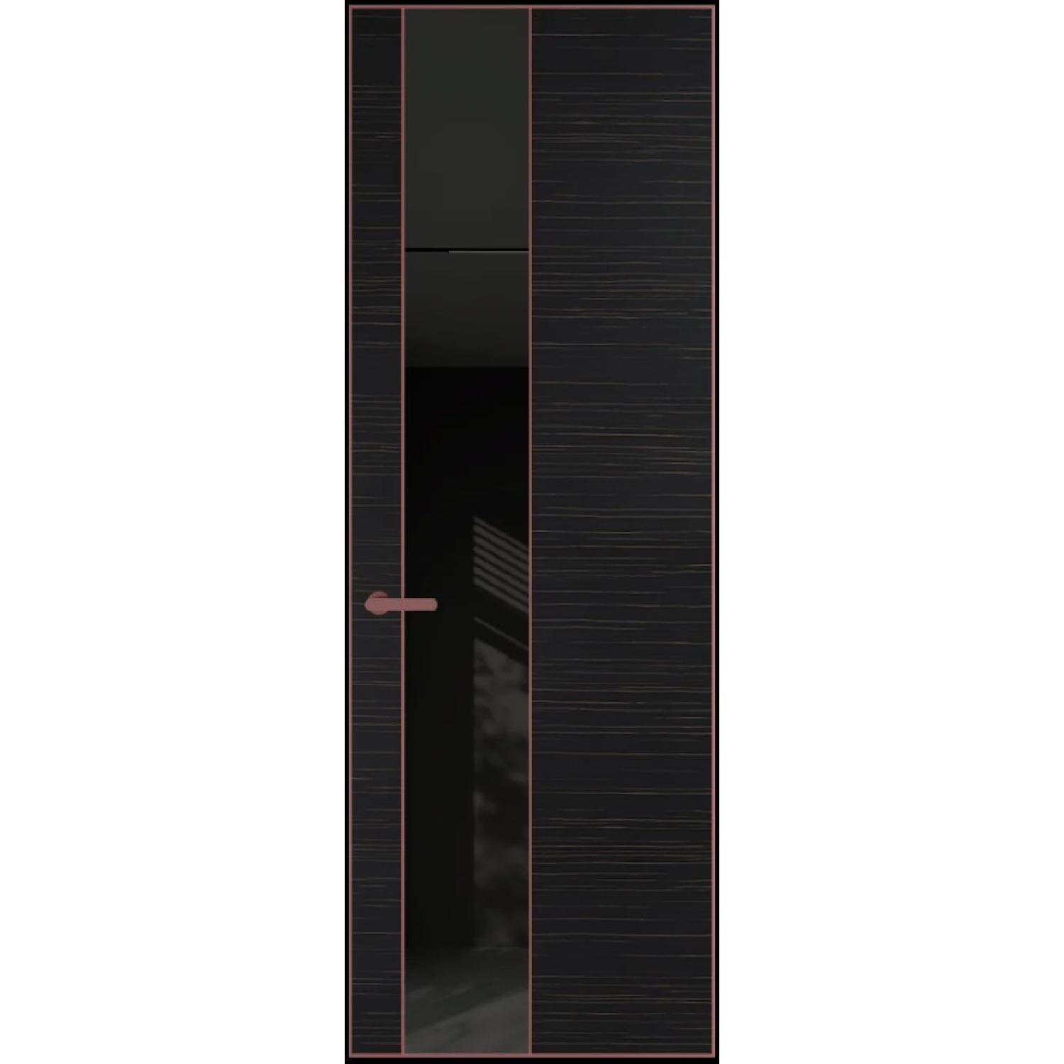 19VA натуральный шпон (Натуральный шпон ESPRESSO 1042S (г), Профиль Красный антрацит, Заказная)