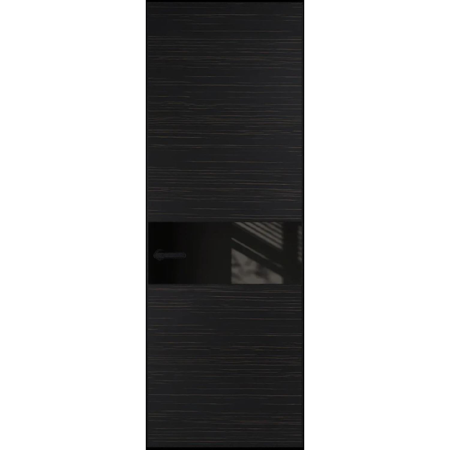 17VA натуральный шпон (Натуральный шпон ESPRESSO 1042S (г), Профиль Черный Муар, Заказная)