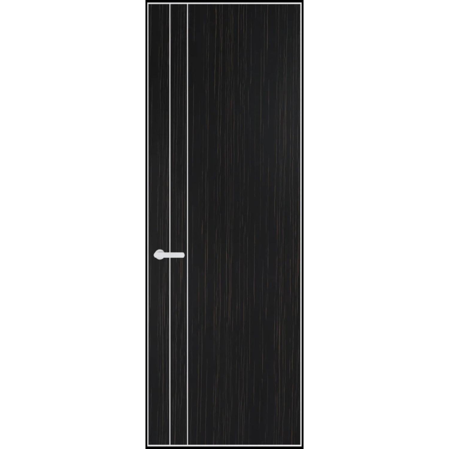 12VA натуральный шпон (Натуральный шпон ESPRESSO 1042S (в), Профиль Вайт, Заказная)