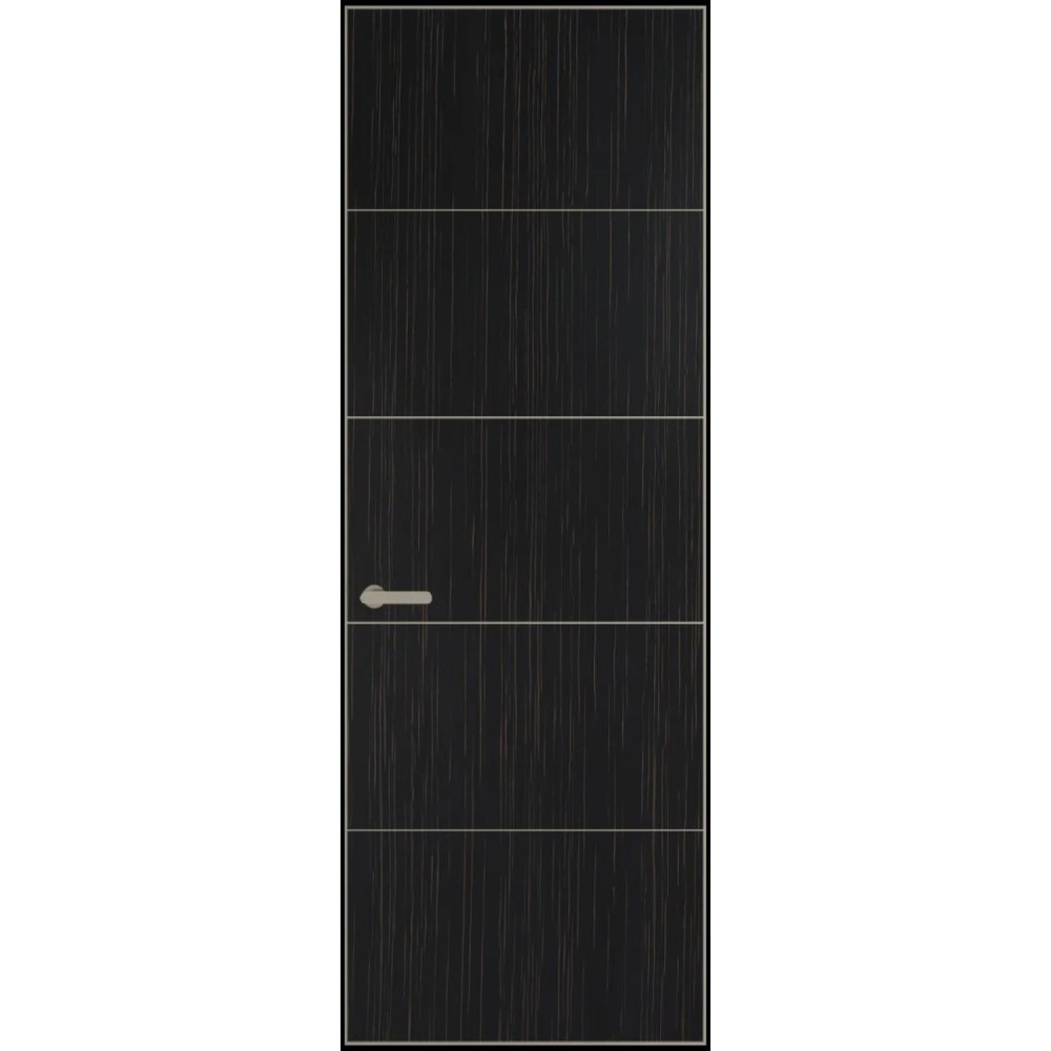 15VA натуральный шпон (Натуральный шпон ESPRESSO 1042S (в), Профиль Никель матовый, Заказная)