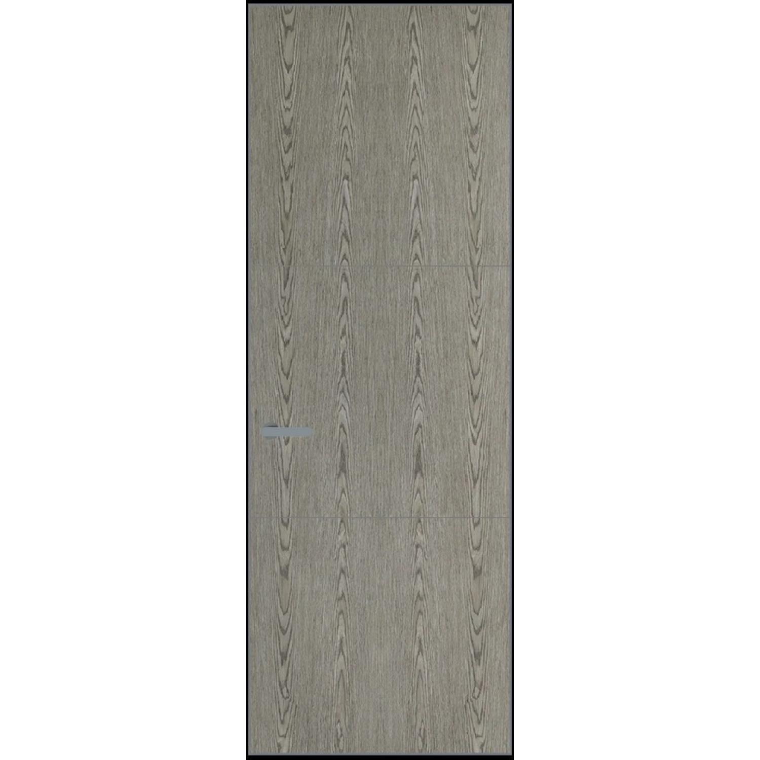 13VA натуральный шпон (Натуральный шпон BIANCHE NOTTI 08С, Профиль Серебро, Заказная)