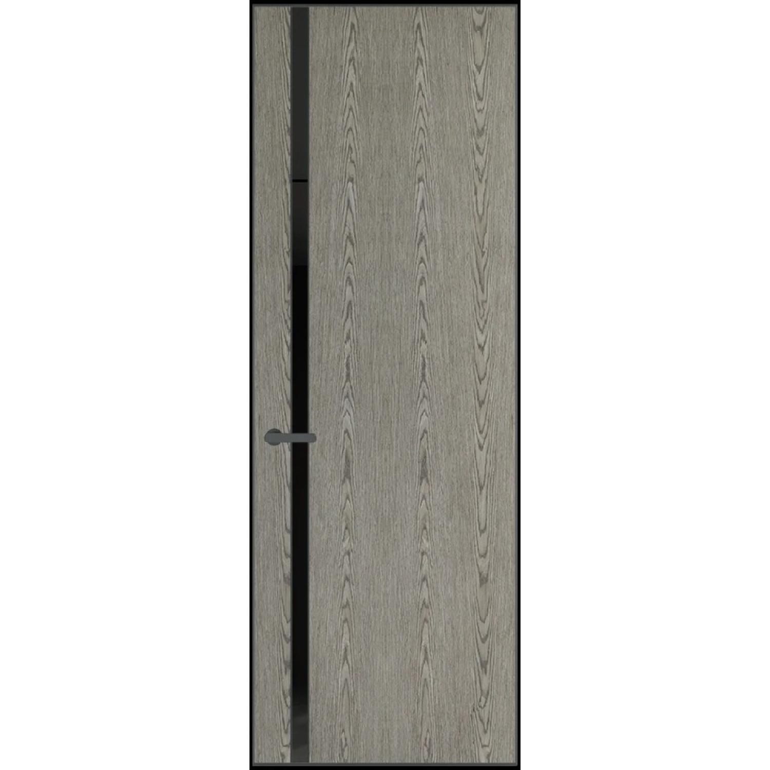 21VA натуральный шпон (Натуральный шпон BIANCHE NOTTI 08С, Профиль Серая ночь, Заказная)