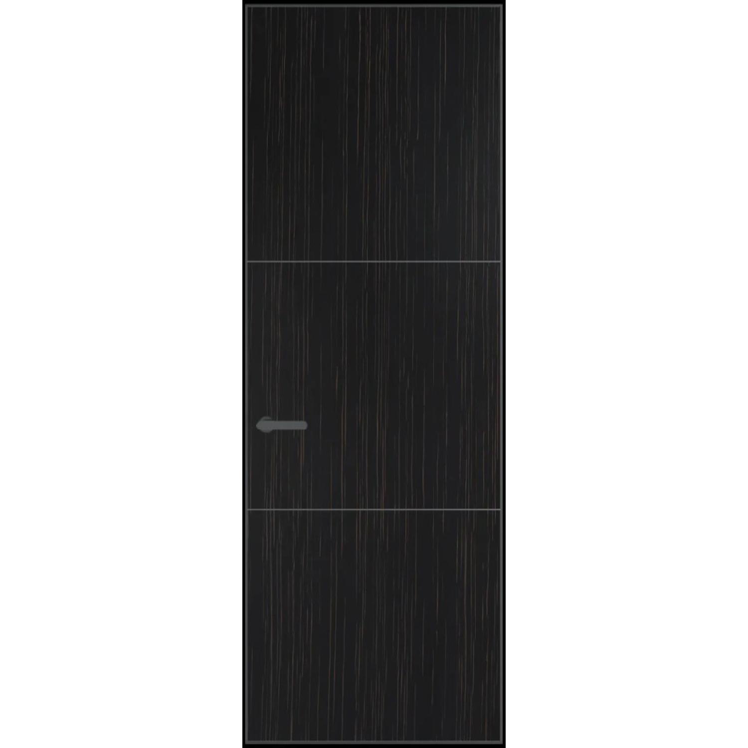 13VA натуральный шпон (Натуральный шпон ESPRESSO 1042S (в), Профиль Серая ночь, Заказная)