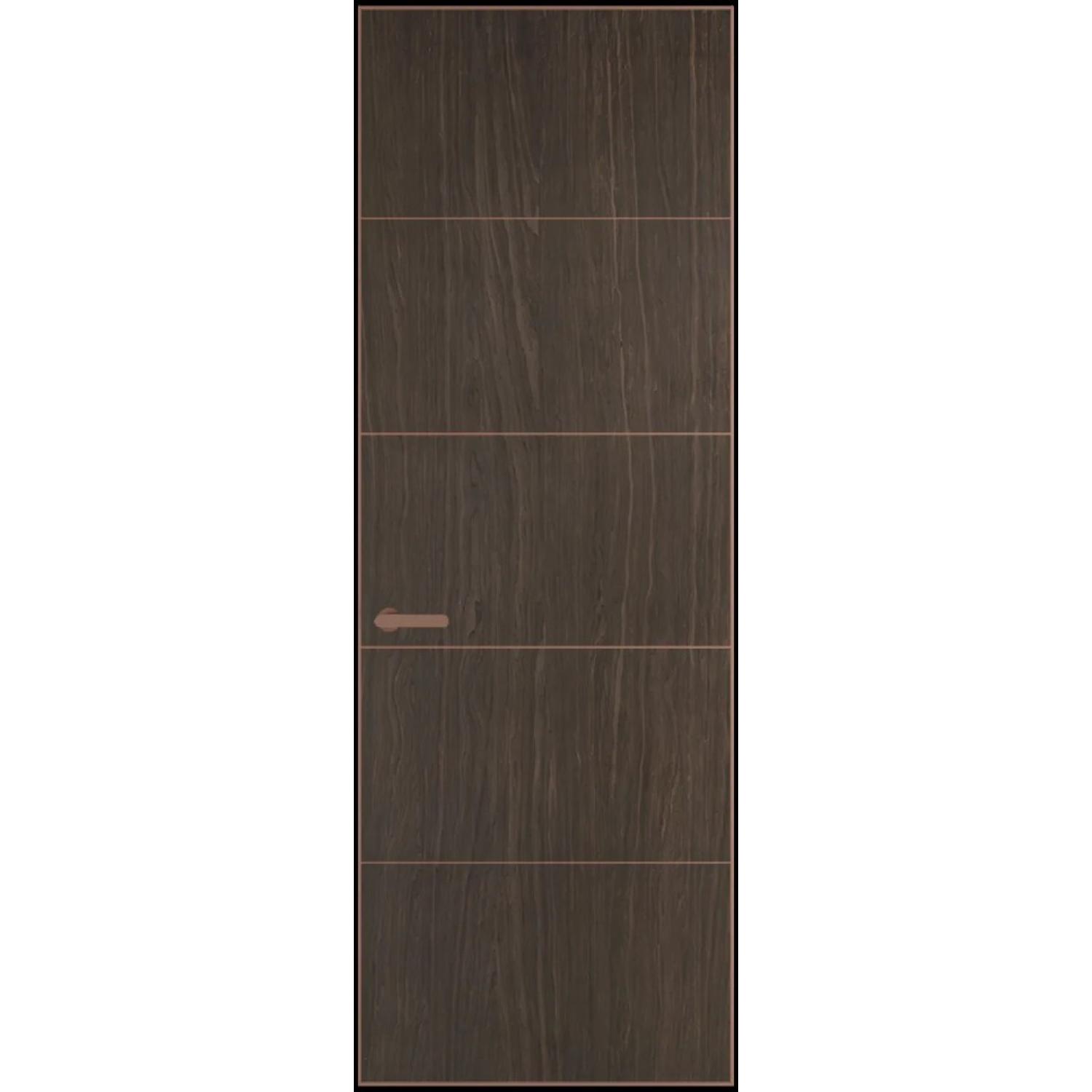 15VA натуральный шпон (Натуральный шпон ESPRESSO 1386M, Профиль Медь, Заказная)