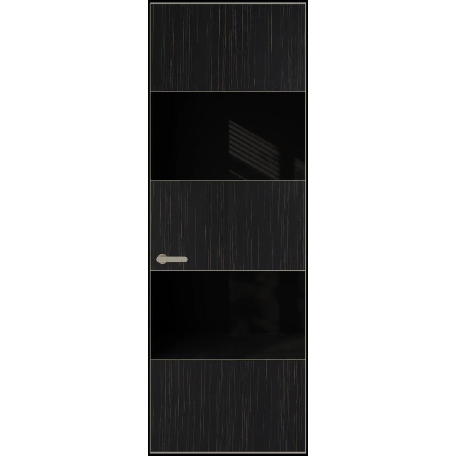 22VA натуральный шпон (Натуральный шпон ESPRESSO 1042S (в), Профиль Никель матовый, Заказная)