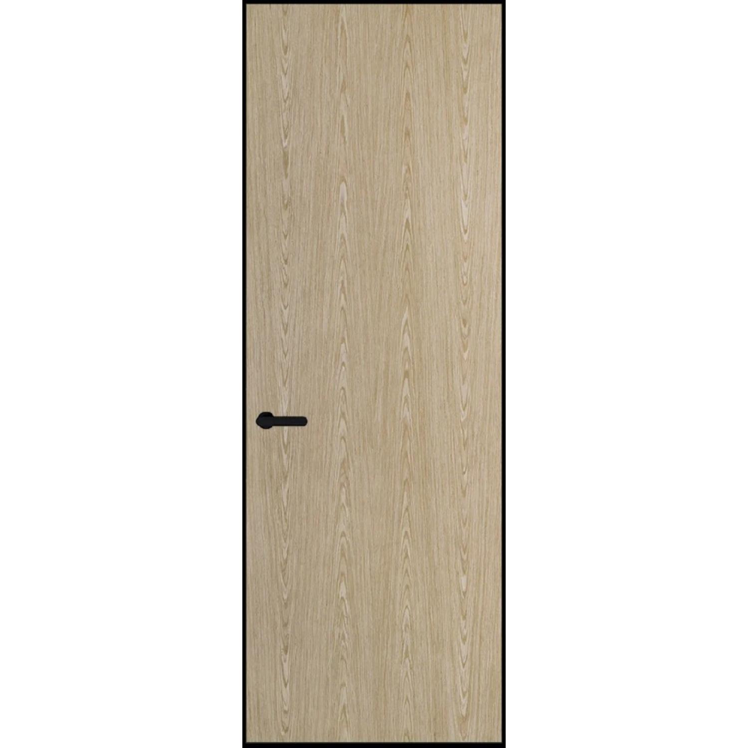 1VT натуральный шпон (Натуральный шпон DUNA 500C, Профиль Черный, Заказная)