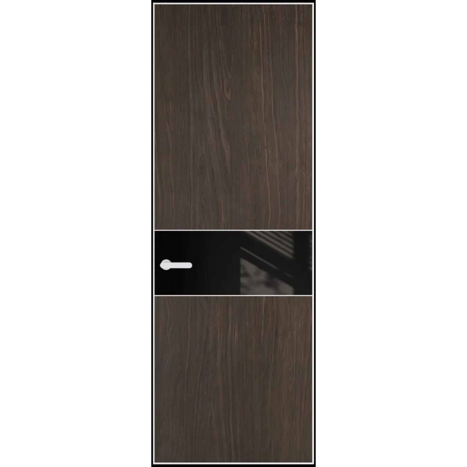 17VA натуральный шпон (Натуральный шпон ESPRESSO 1386M, Профиль Вайт, Заказная)