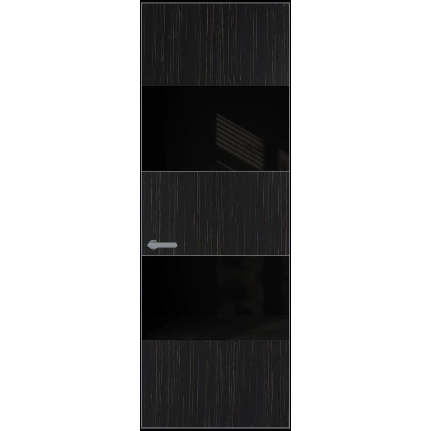 22VA натуральный шпон (Натуральный шпон ESPRESSO 1042S (в), Профиль Серебро, Заказная)