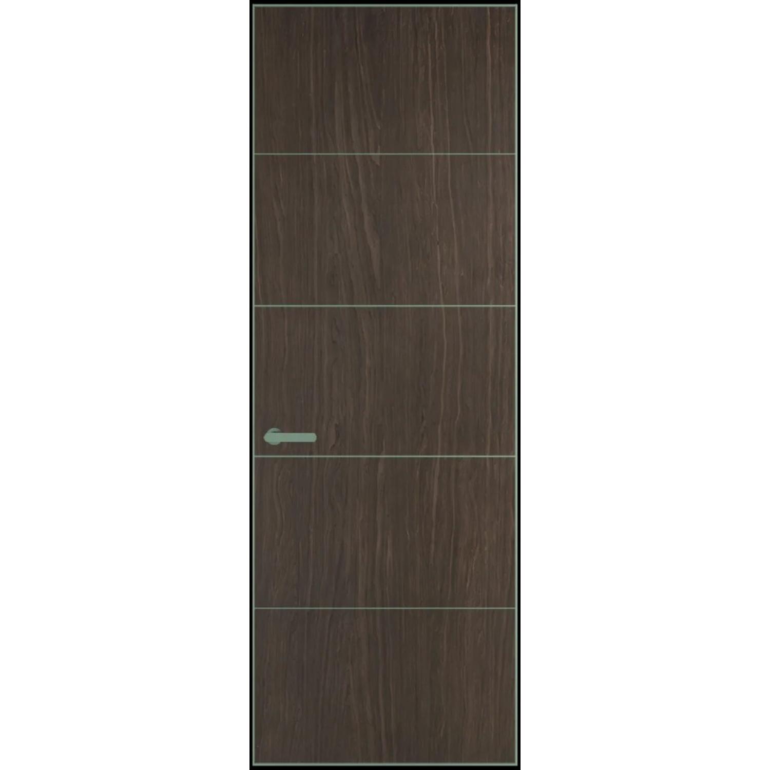 15VA натуральный шпон (Натуральный шпон ESPRESSO 1386M, Профиль Зеленый воск, Заказная)