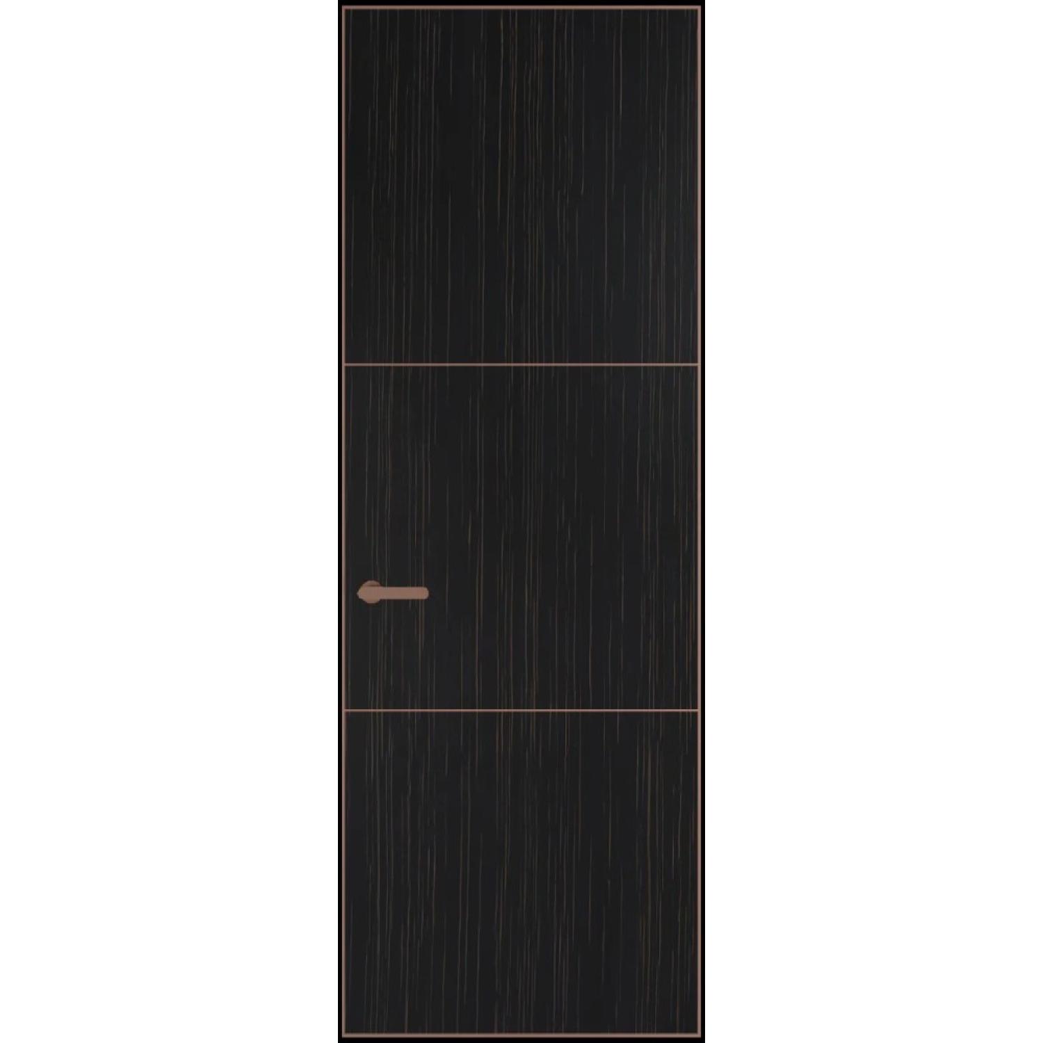 13VA натуральный шпон (Натуральный шпон ESPRESSO 1042S (в), Профиль Медь, Заказная)