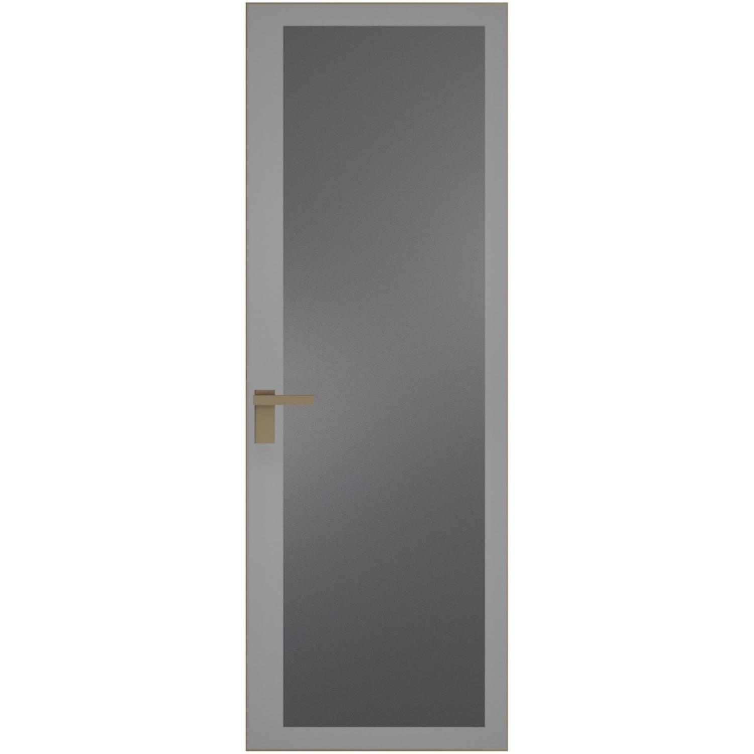 2 AGK (Мателюкс графит, серый прокрас, Профиль Шампань, Заказная)