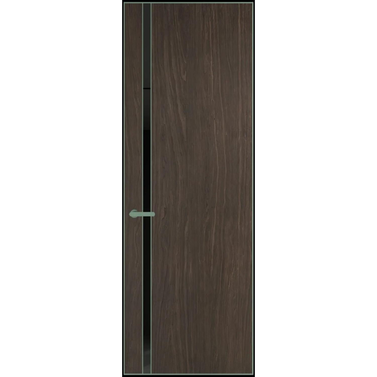 21VA натуральный шпон (Натуральный шпон ESPRESSO 1386M, Профиль Зеленый воск, Заказная)