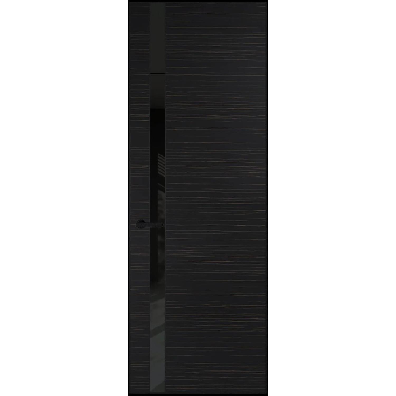 18VA натуральный шпон (Натуральный шпон ESPRESSO 1042S (г), Профиль Черный Муар, Заказная)