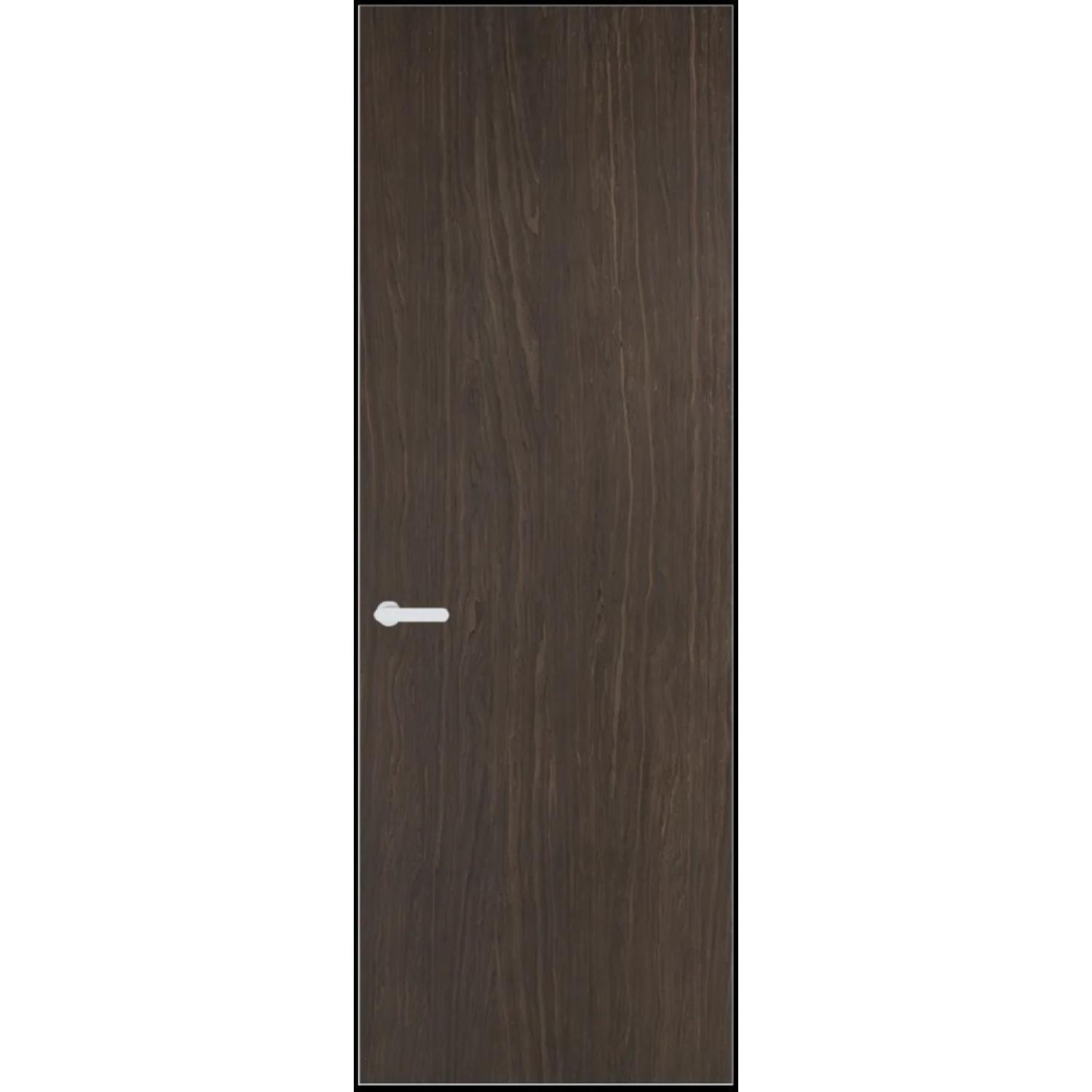 1VT натуральный шпон (Натуральный шпон ESPRESSO 1042S (г), Профиль Вайт, Заказная)