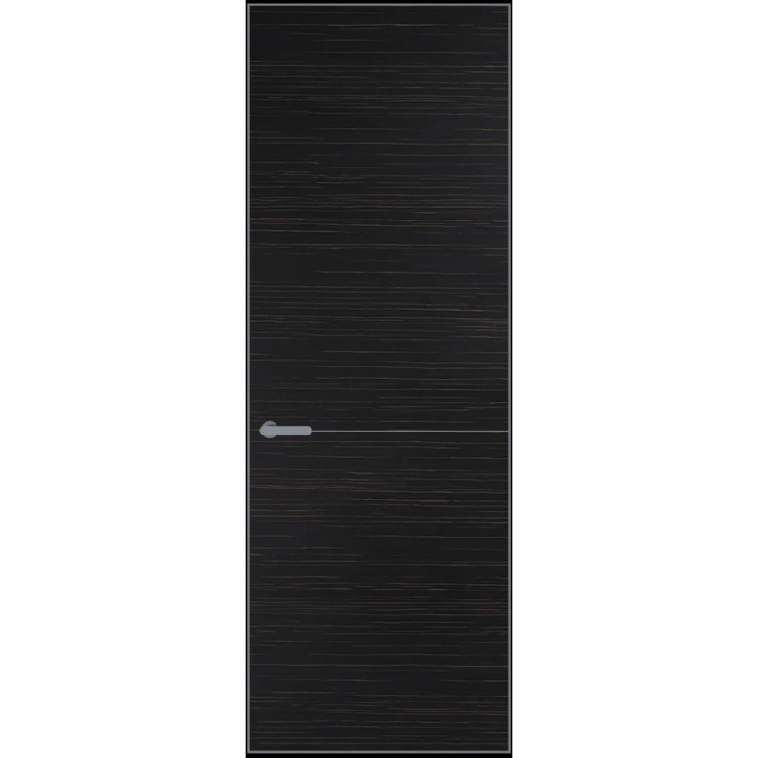 16VA натуральный шпон (Натуральный шпон ESPRESSO 1042S (г), Профиль Серебро, Заказная)