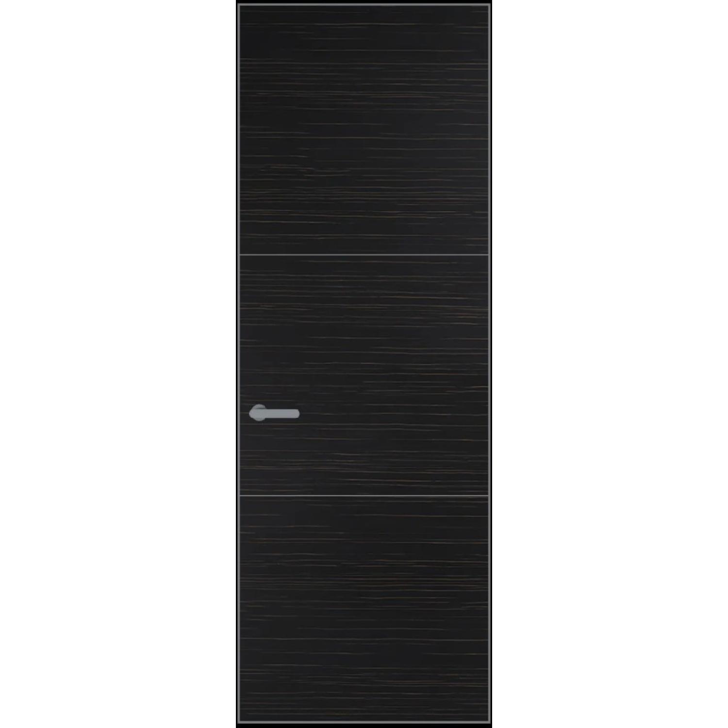 13VA натуральный шпон (Натуральный шпон ESPRESSO 1042S (г), Профиль Серебро, Заказная)