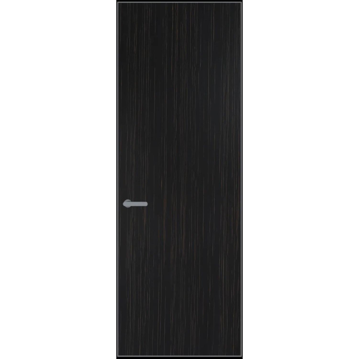 1VA натуральный шпон (Натуральный шпон ESPRESSO 1042S (в), Профиль Серебро, Заказная)