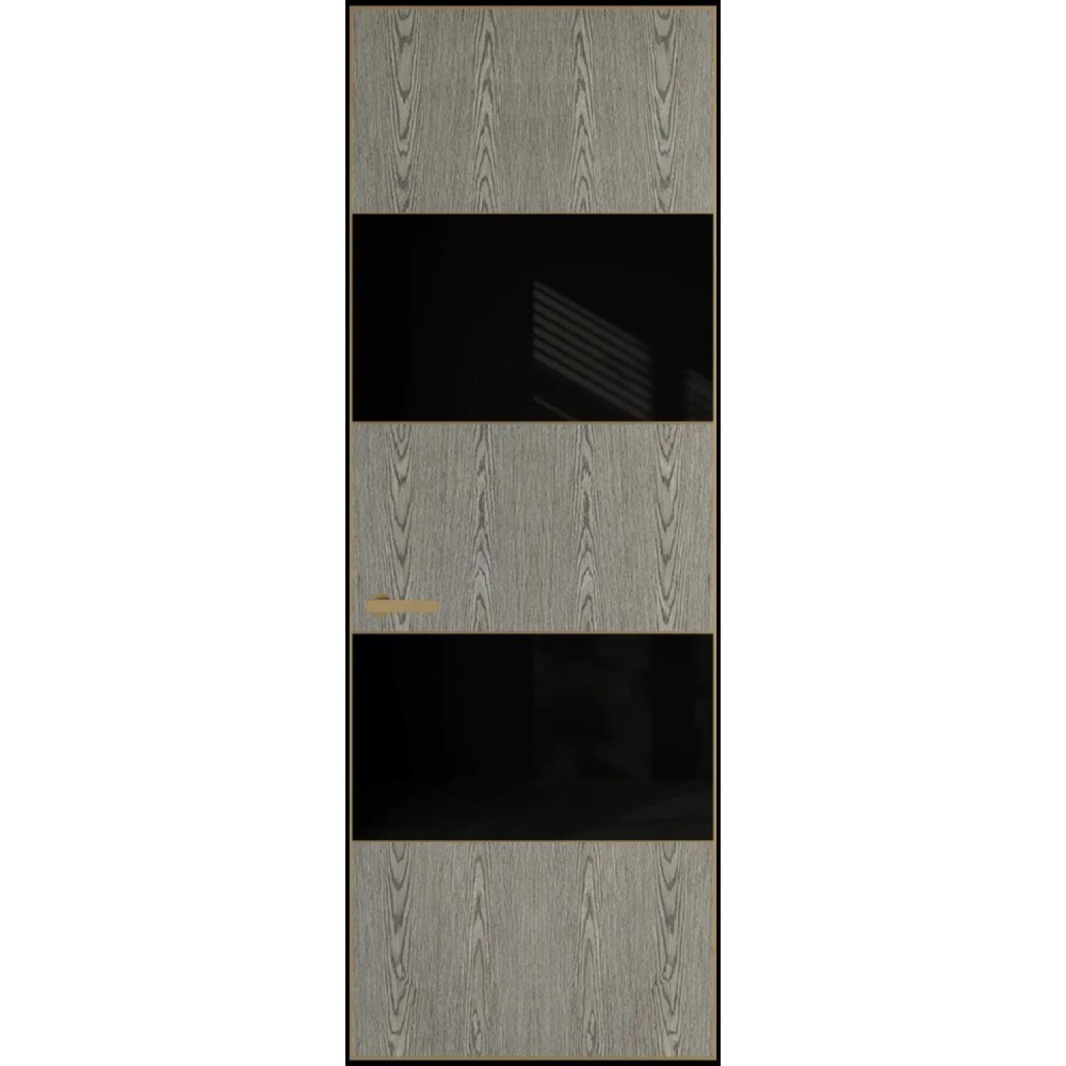 22VA натуральный шпон (Натуральный шпон BIANCHE NOTTI 08С, Профиль Золото, Заказная)