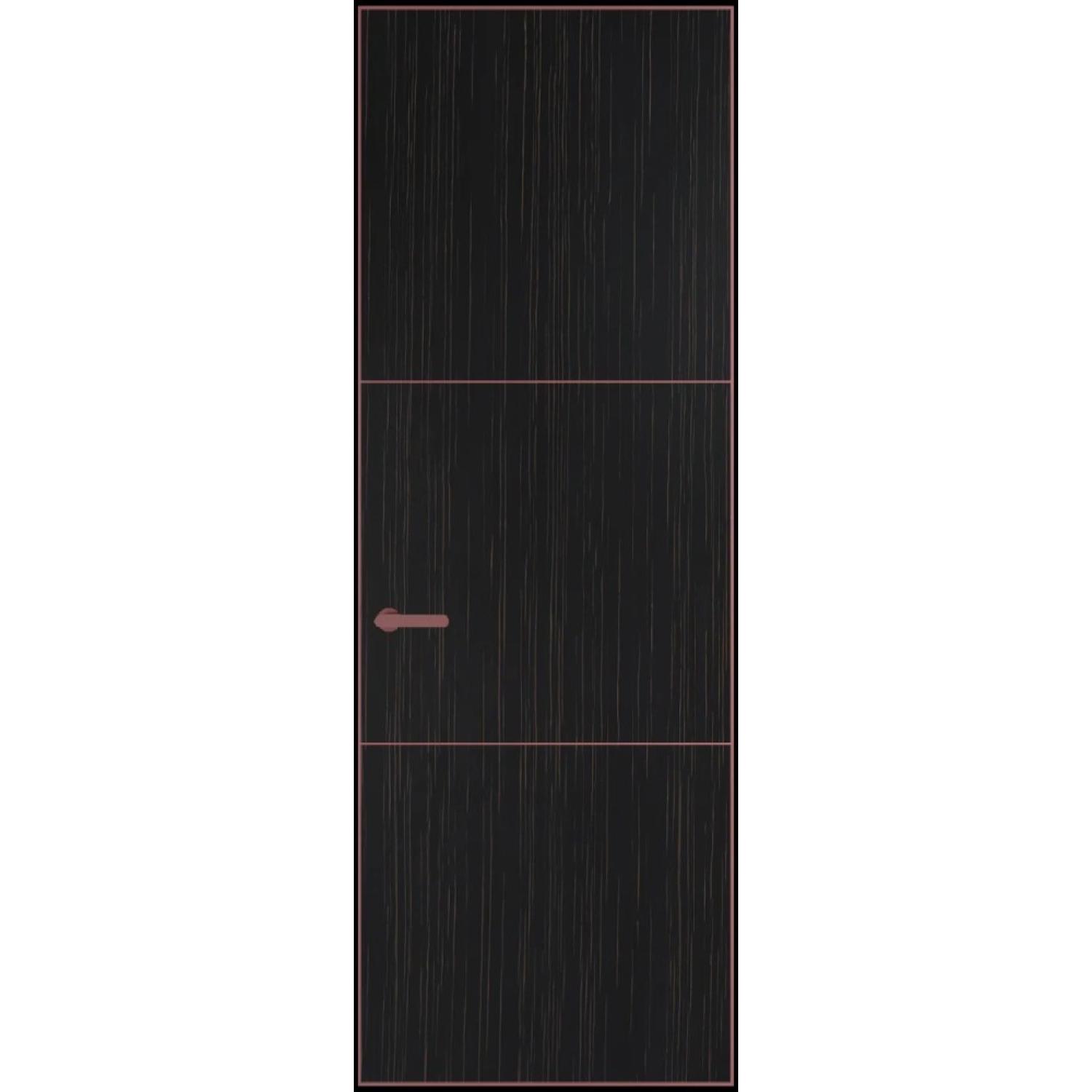 13VA натуральный шпон (Натуральный шпон ESPRESSO 1042S (в), Профиль Красный антрацит, Заказная)