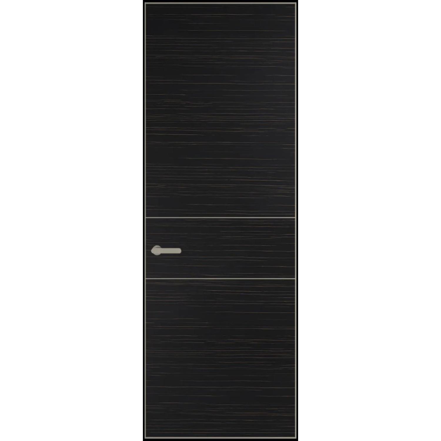 14VA натуральный шпон (Натуральный шпон ESPRESSO 1042S (г), Профиль Никель матовый, Заказная)